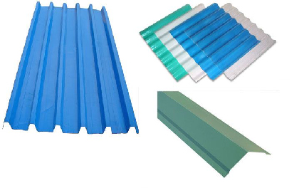Roof sheet and<br> ridge