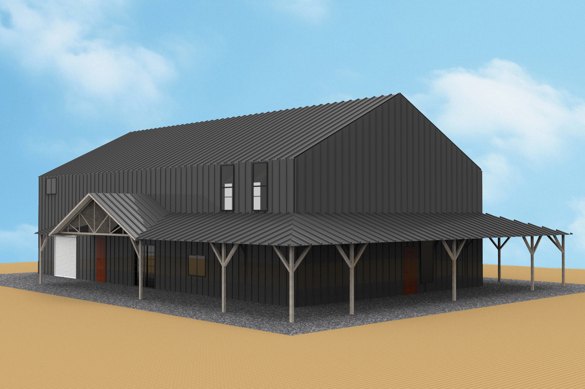 Steel Structure Barn(图2)