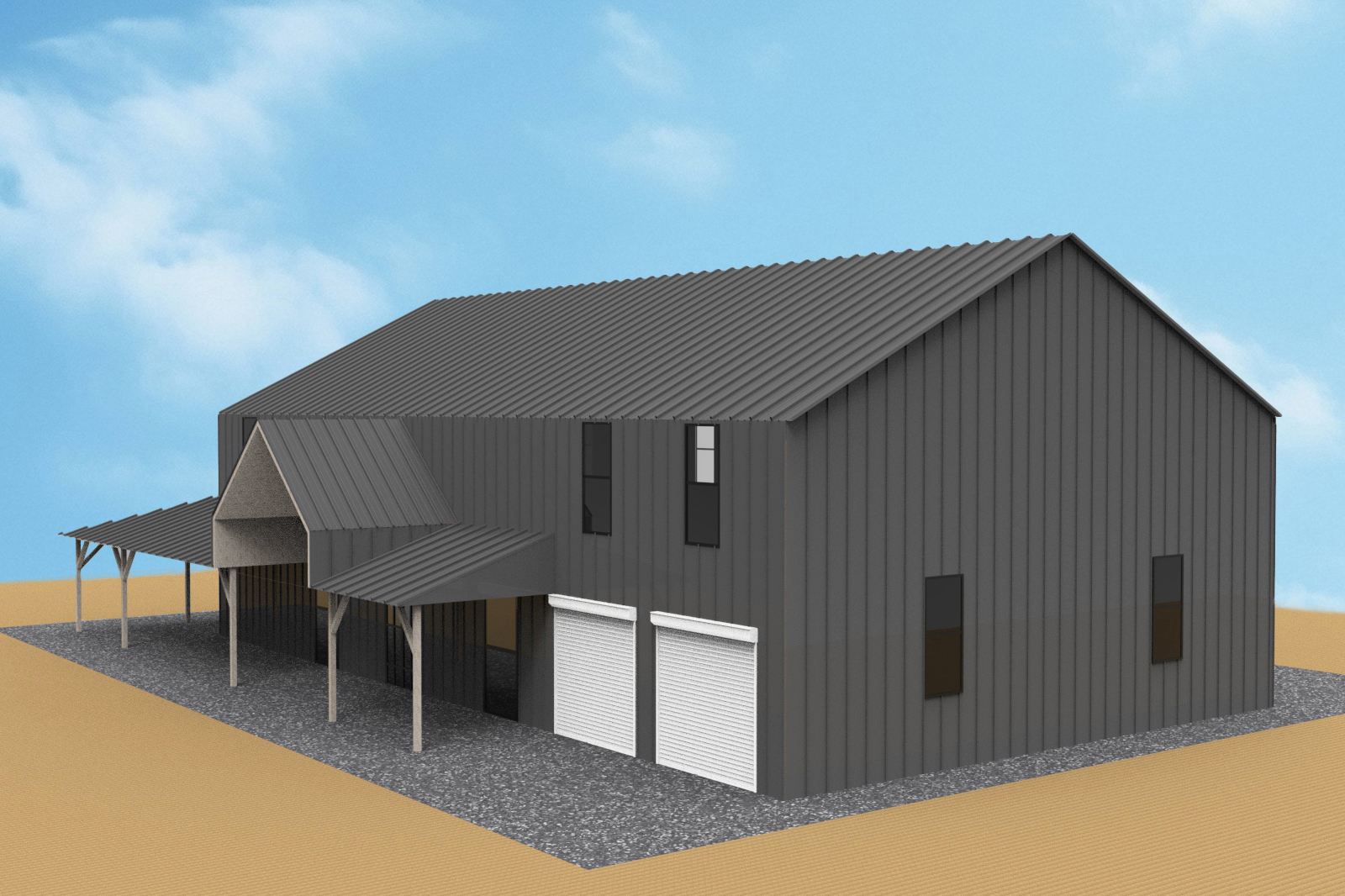 Steel Structure Barn(图3)
