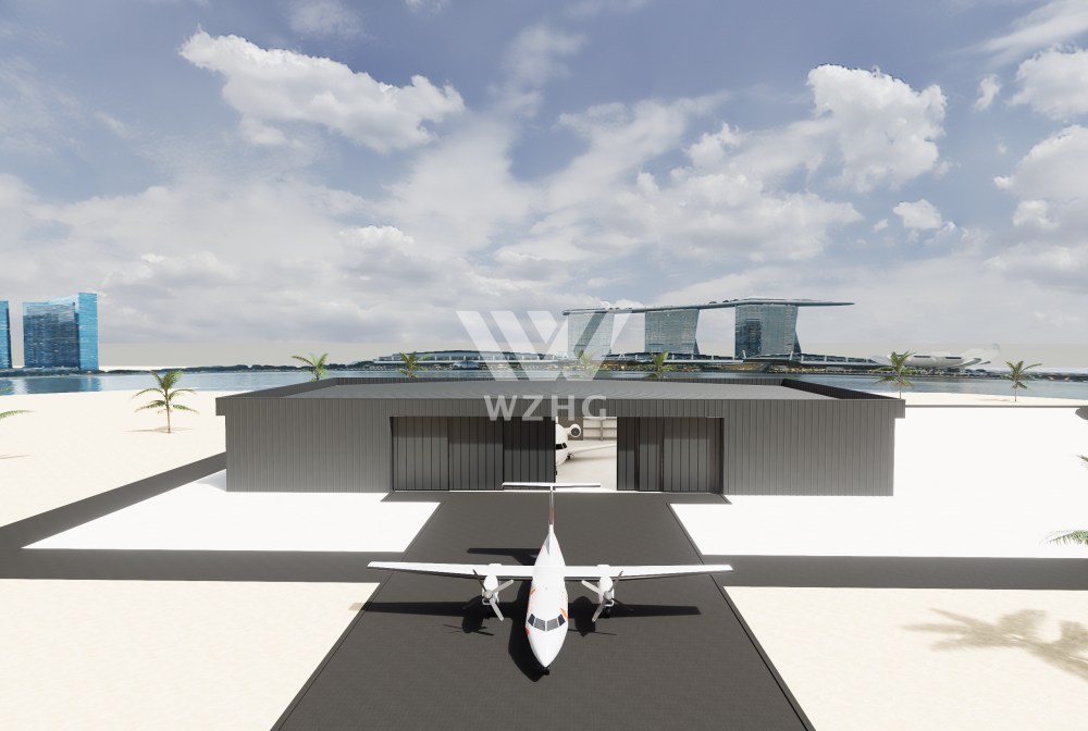 Belize Steel Structure Aircraft Hangar Project(图1)