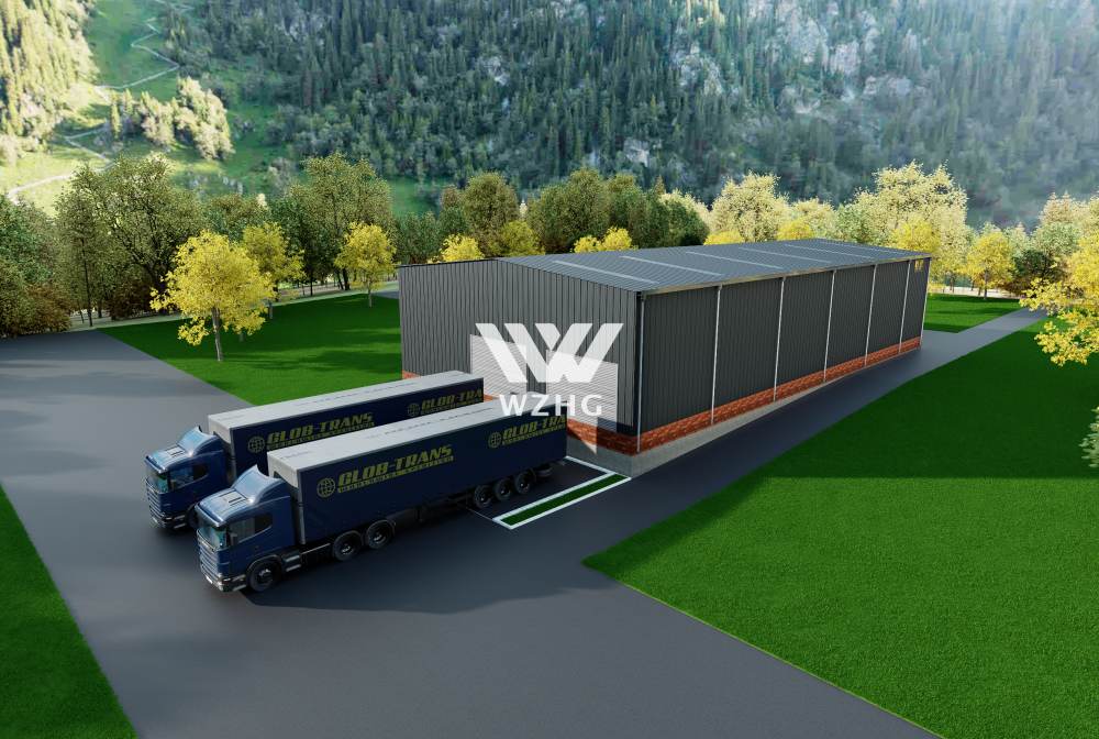 Steel Structure Warehouse with Mezzanine Floor(图2)