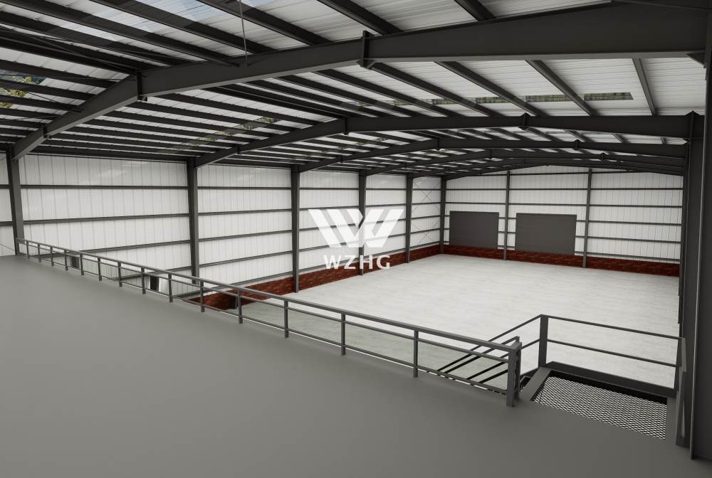 Steel Structure Warehouse with Mezzanine Floor(图3)