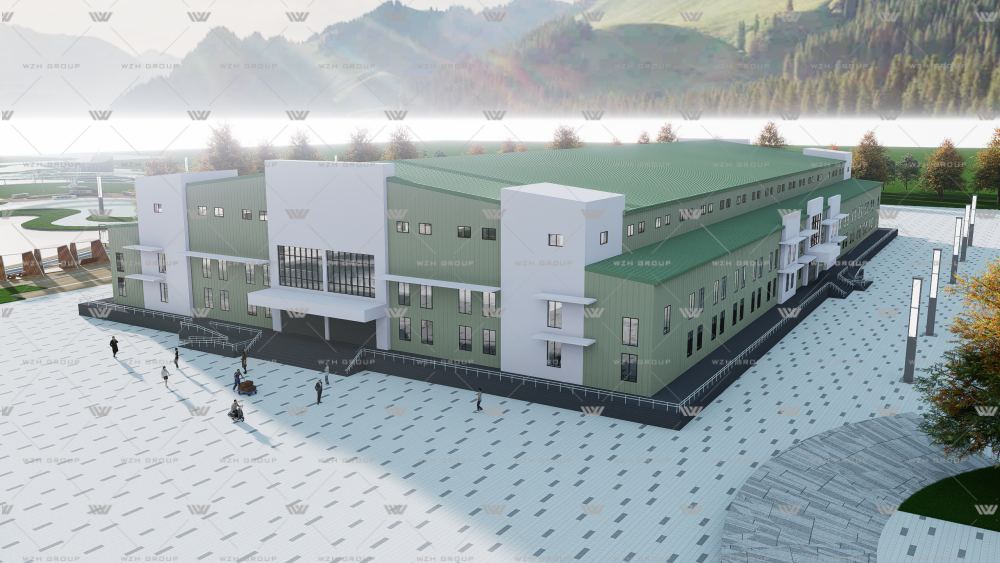 Philippines 108X60X8 Steel Structure Warehouse Project(图2) Philippines 108X60X8 Steel Structure Warehouse Project(图2)