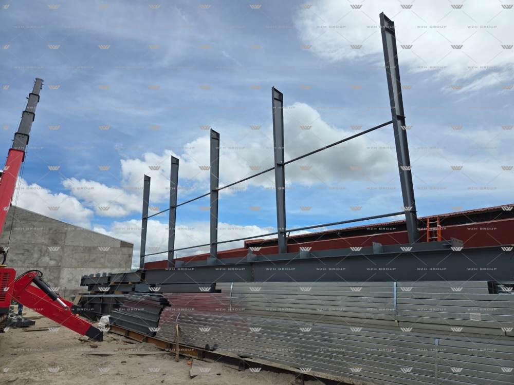 Guatemala Two-Story Steel Structure Warehouse Project(图3)
