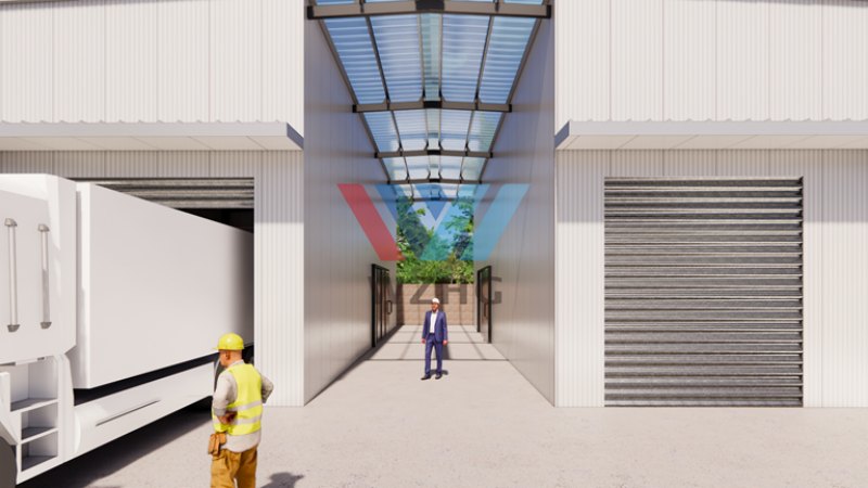 Japanese Steel Structure Warehouse Project Case(图3)